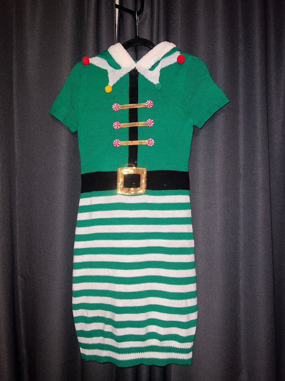 Ugly Christmas Sweater Xmas Size Small Dress